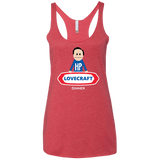 T-Shirts Vintage Red / X-Small HP LoveCraft Dinner Women's Triblend Racerback Tank