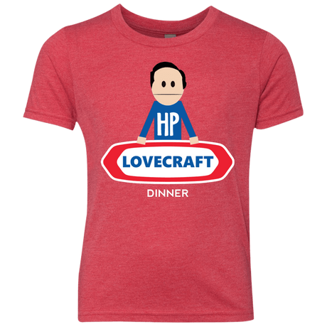T-Shirts Vintage Red / YXS HP LoveCraft Dinner Youth Triblend T-Shirt