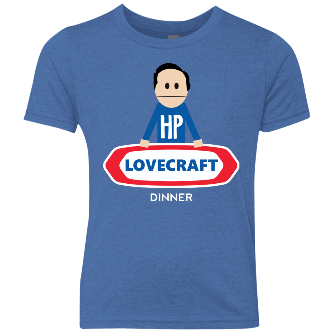 T-Shirts Vintage Royal / YXS HP LoveCraft Dinner Youth Triblend T-Shirt