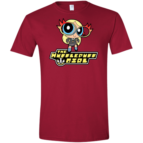 T-Shirts Cardinal Red / S Hufflepuff Girl Men's Semi-Fitted Softstyle