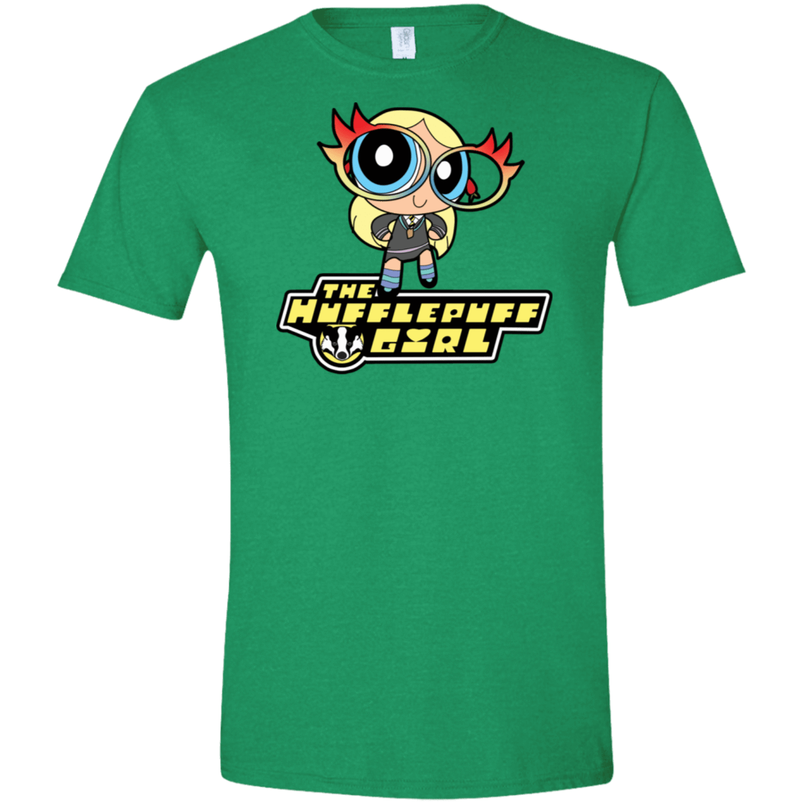 T-Shirts Heather Irish Green / S Hufflepuff Girl Men's Semi-Fitted Softstyle