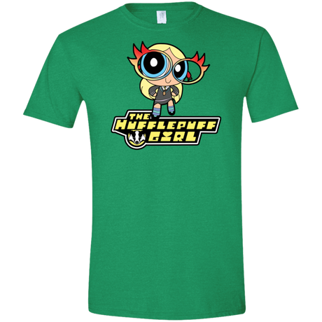 T-Shirts Heather Irish Green / S Hufflepuff Girl Men's Semi-Fitted Softstyle