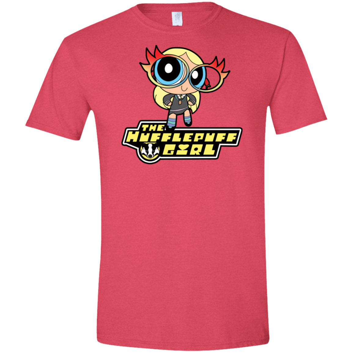 T-Shirts Heather Red / S Hufflepuff Girl Men's Semi-Fitted Softstyle