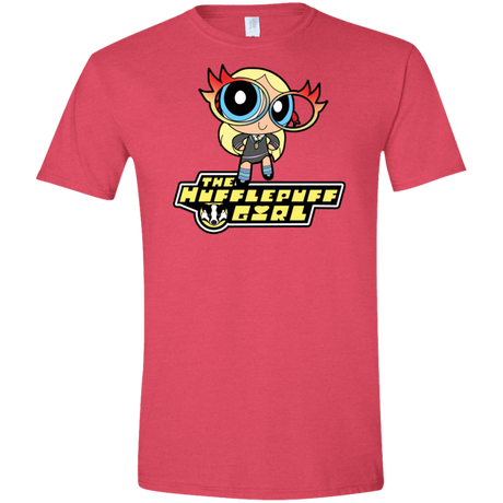 T-Shirts Heather Red / S Hufflepuff Girl Men's Semi-Fitted Softstyle