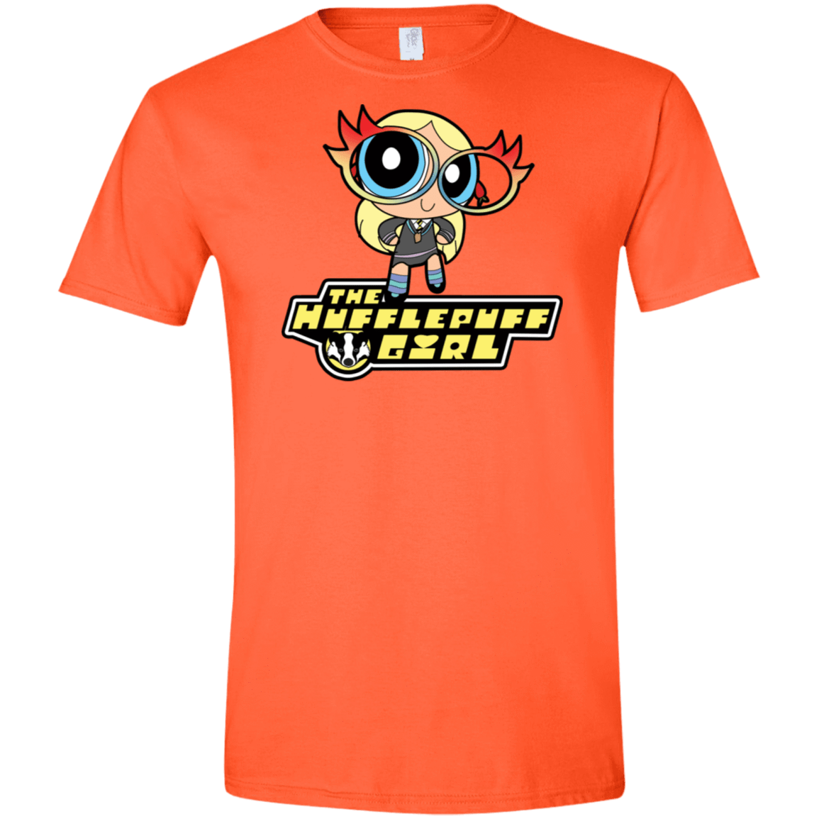 T-Shirts Orange / S Hufflepuff Girl Men's Semi-Fitted Softstyle