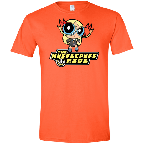 T-Shirts Orange / S Hufflepuff Girl Men's Semi-Fitted Softstyle