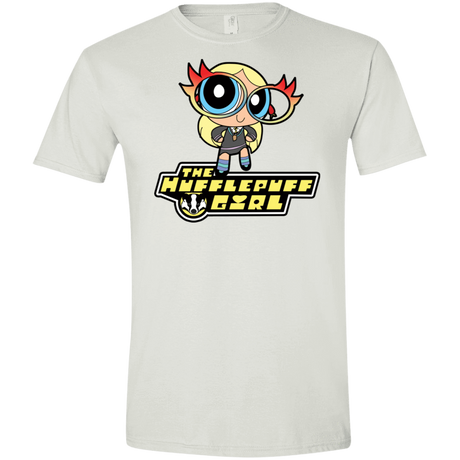 T-Shirts White / X-Small Hufflepuff Girl Men's Semi-Fitted Softstyle