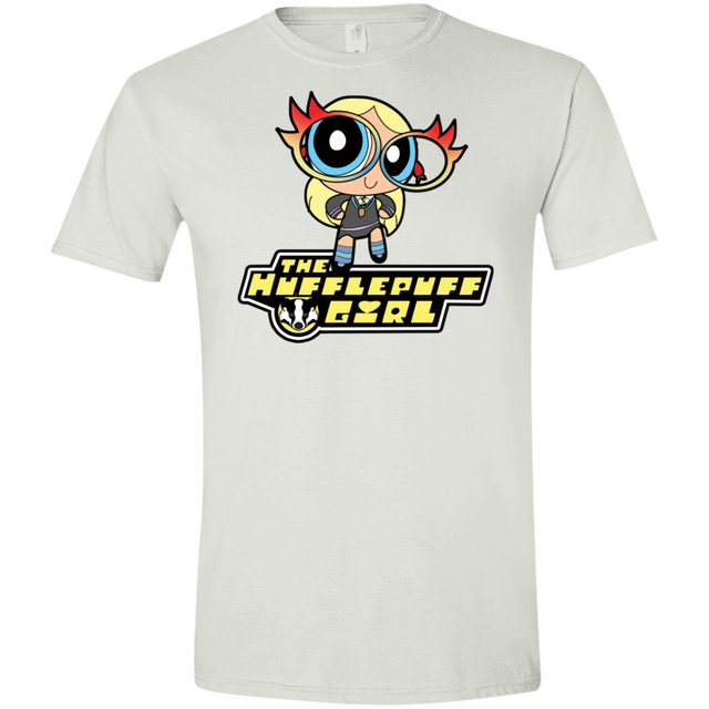 T-Shirts White / X-Small Hufflepuff Girl Men's Semi-Fitted Softstyle