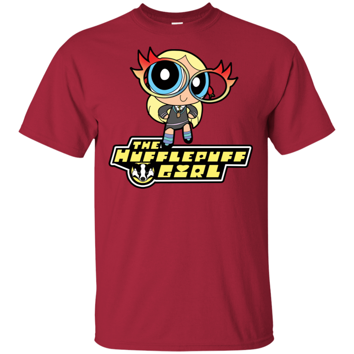 T-Shirts Cardinal / S Hufflepuff Girl T-Shirt