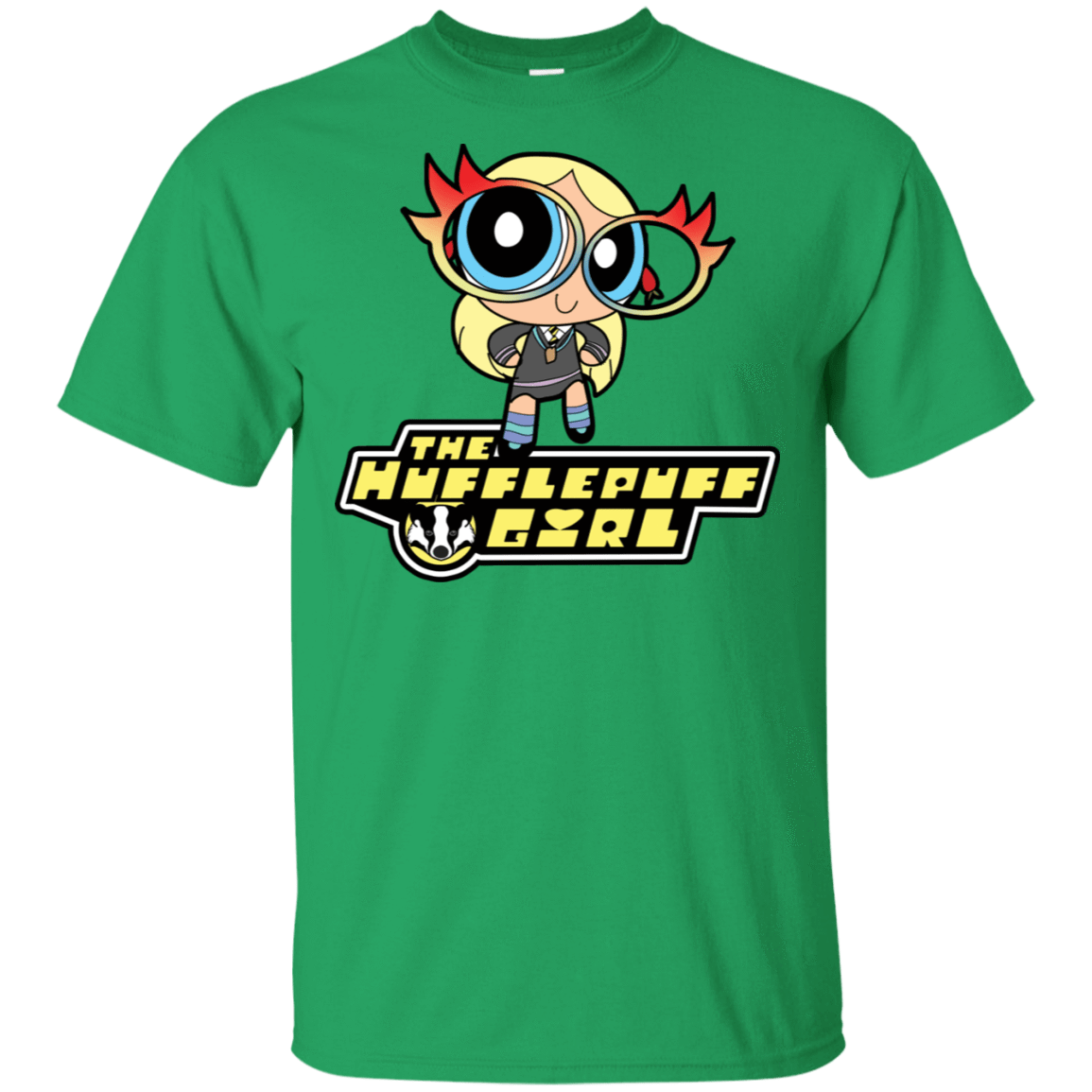 T-Shirts Irish Green / S Hufflepuff Girl T-Shirt