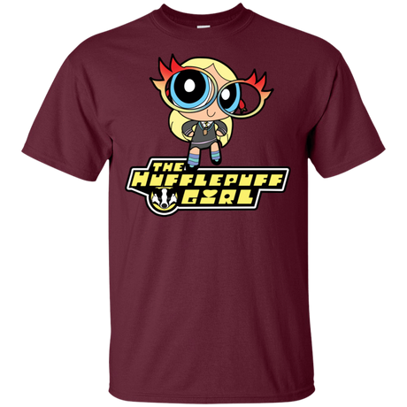 T-Shirts Maroon / S Hufflepuff Girl T-Shirt