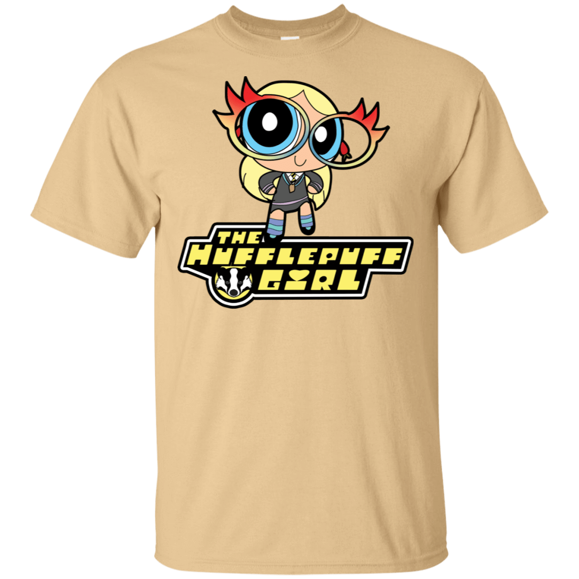 T-Shirts Vegas Gold / S Hufflepuff Girl T-Shirt