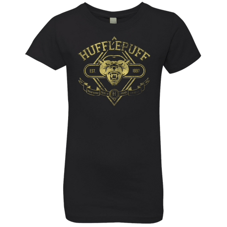 T-Shirts Black / YXS HUFFLEPUFF Girls Premium T-Shirt