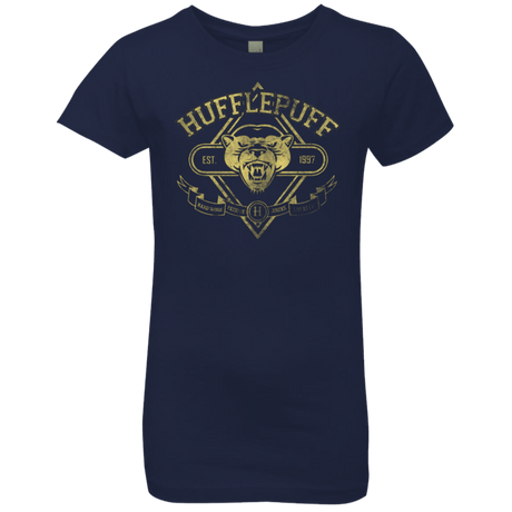 T-Shirts Midnight Navy / YXS HUFFLEPUFF Girls Premium T-Shirt