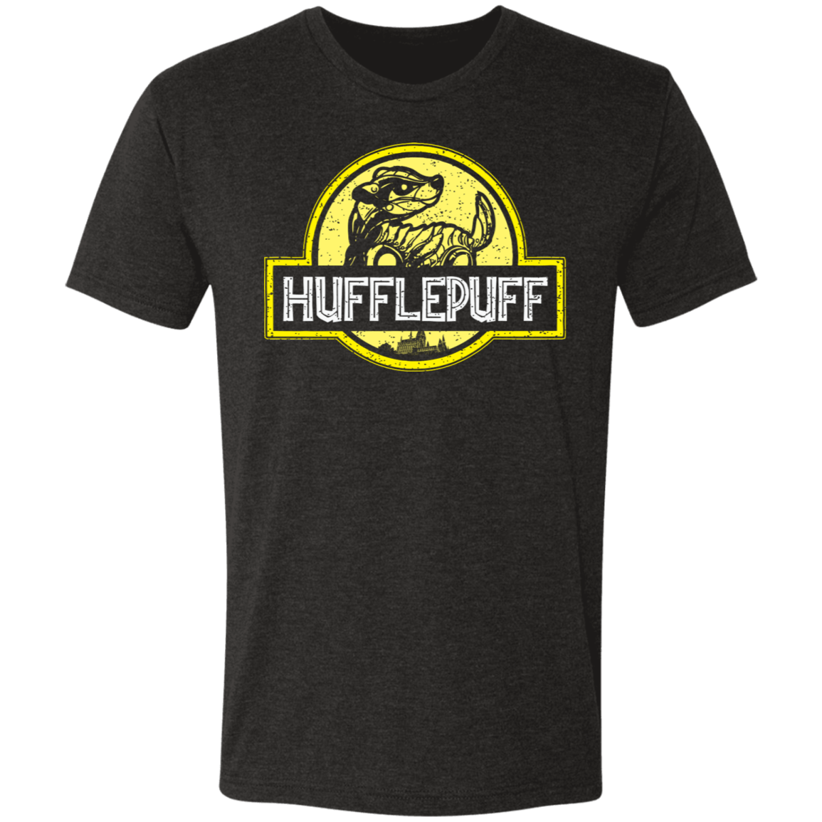 T-Shirts Vintage Black / S Hufflepuff Men's Triblend T-Shirt