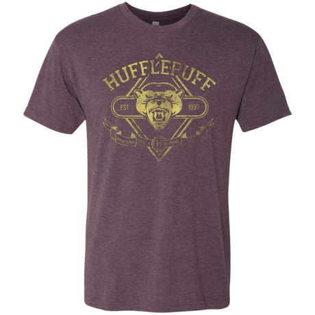 T-Shirts Vintage Purple / Small HUFFLEPUFF Men's Triblend T-Shirt