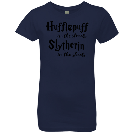 T-Shirts Midnight Navy / YXS Hufflepuff Streets Girls Premium T-Shirt