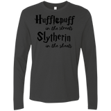 T-Shirts Heavy Metal / Small Hufflepuff Streets Men's Premium Long Sleeve