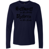 T-Shirts Midnight Navy / Small Hufflepuff Streets Men's Premium Long Sleeve