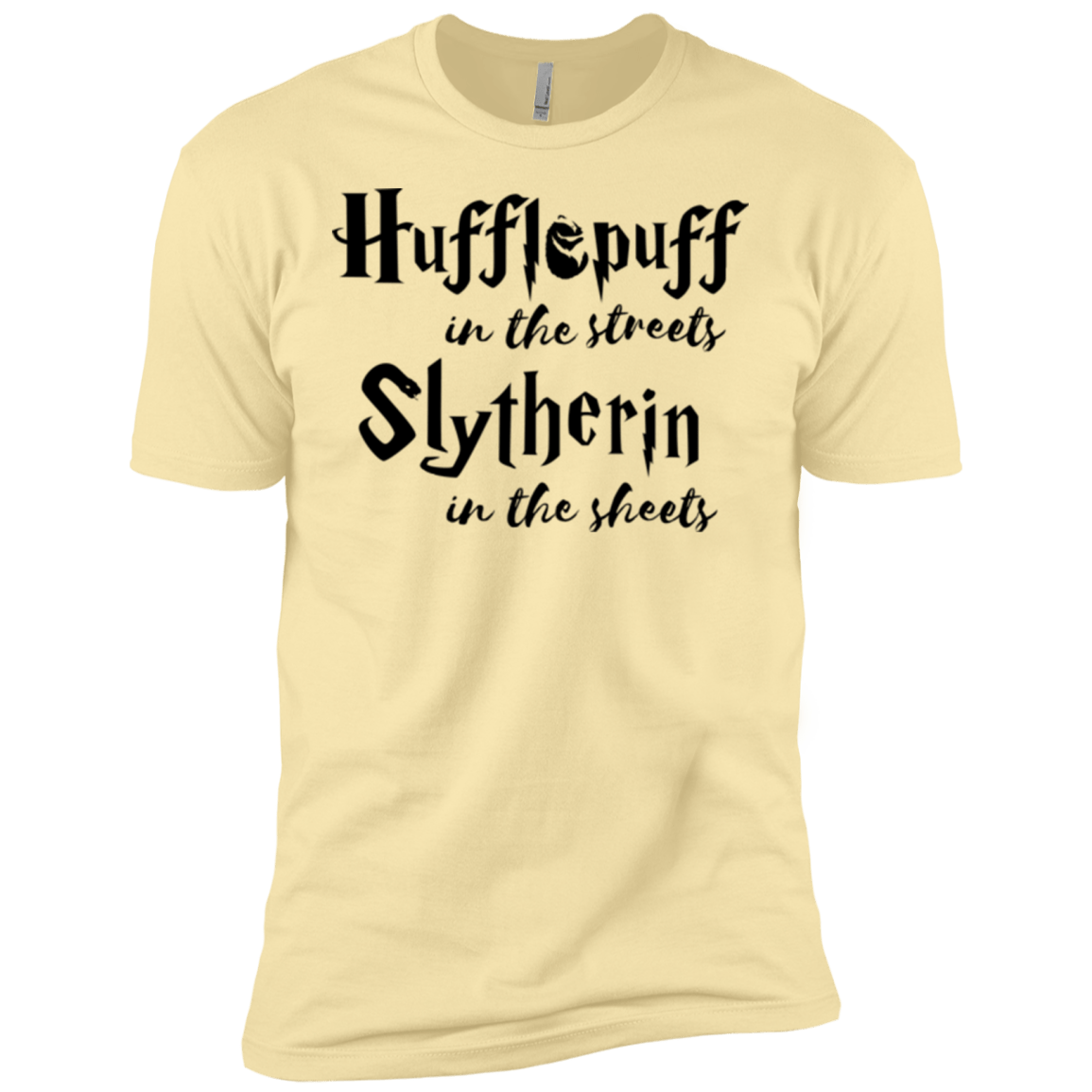 T-Shirts Banana Cream / X-Small Hufflepuff Streets Men's Premium T-Shirt