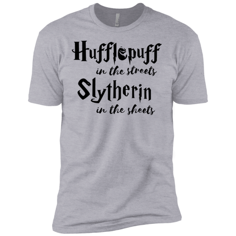 T-Shirts Heather Grey / X-Small Hufflepuff Streets Men's Premium T-Shirt