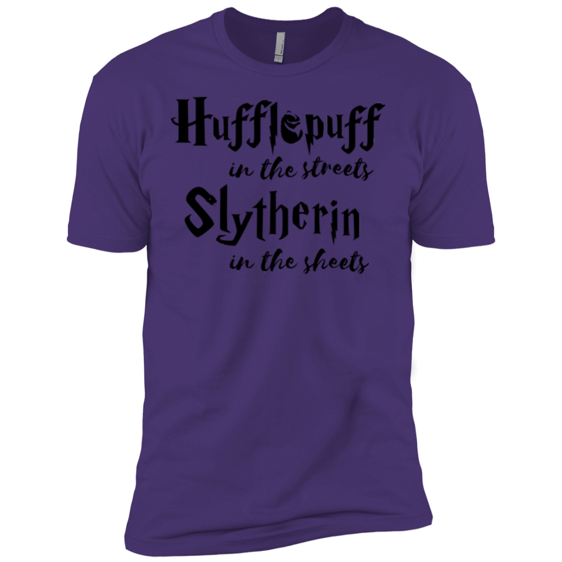 T-Shirts Purple / X-Small Hufflepuff Streets Men's Premium T-Shirt