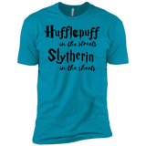 T-Shirts Turquoise / X-Small Hufflepuff Streets Men's Premium T-Shirt