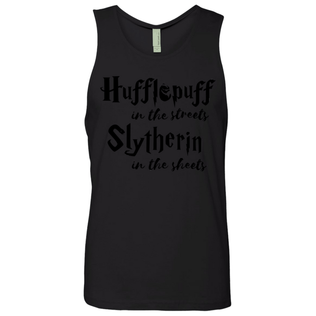 T-Shirts Black / Small Hufflepuff Streets Men's Premium Tank Top