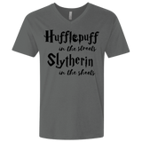 T-Shirts Heavy Metal / X-Small Hufflepuff Streets Men's Premium V-Neck
