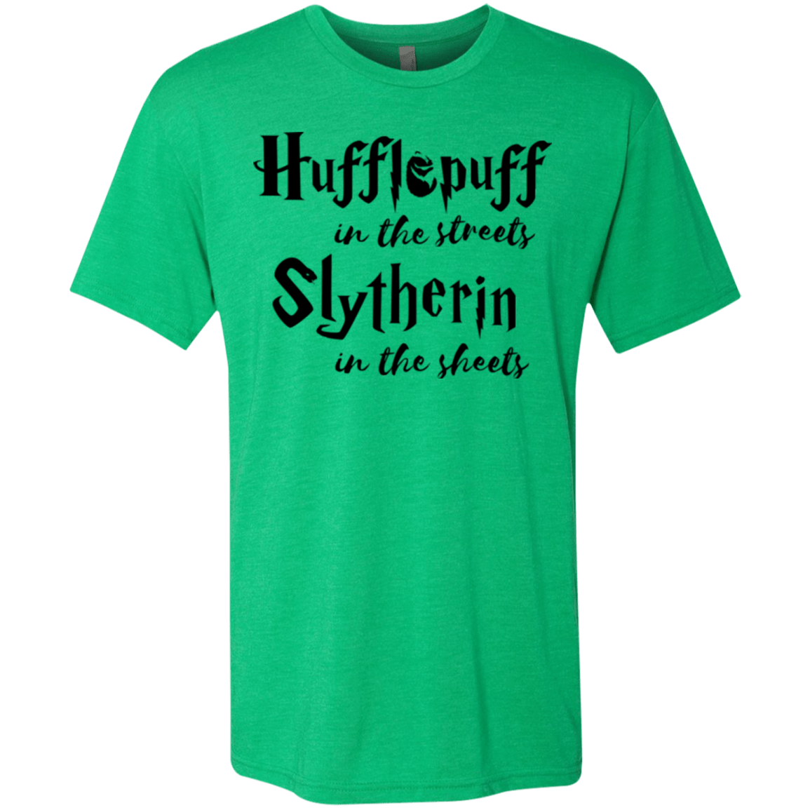 T-Shirts Envy / Small Hufflepuff Streets Men's Triblend T-Shirt