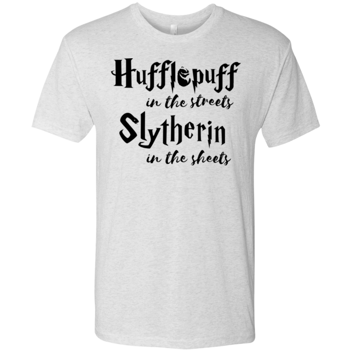 T-Shirts Heather White / Small Hufflepuff Streets Men's Triblend T-Shirt