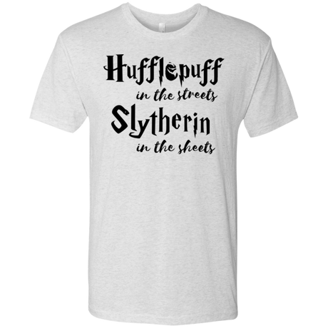T-Shirts Heather White / Small Hufflepuff Streets Men's Triblend T-Shirt