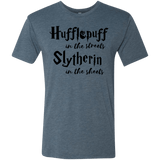 T-Shirts Indigo / Small Hufflepuff Streets Men's Triblend T-Shirt