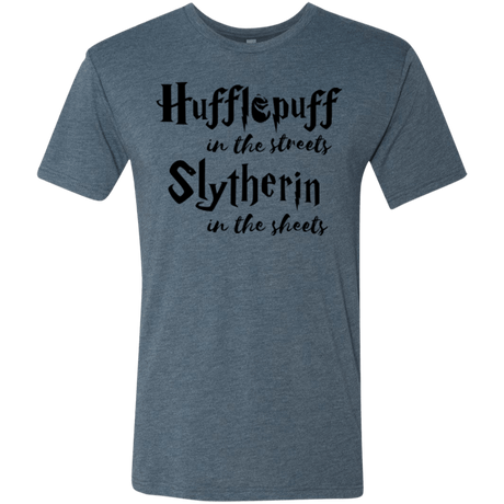 T-Shirts Indigo / Small Hufflepuff Streets Men's Triblend T-Shirt