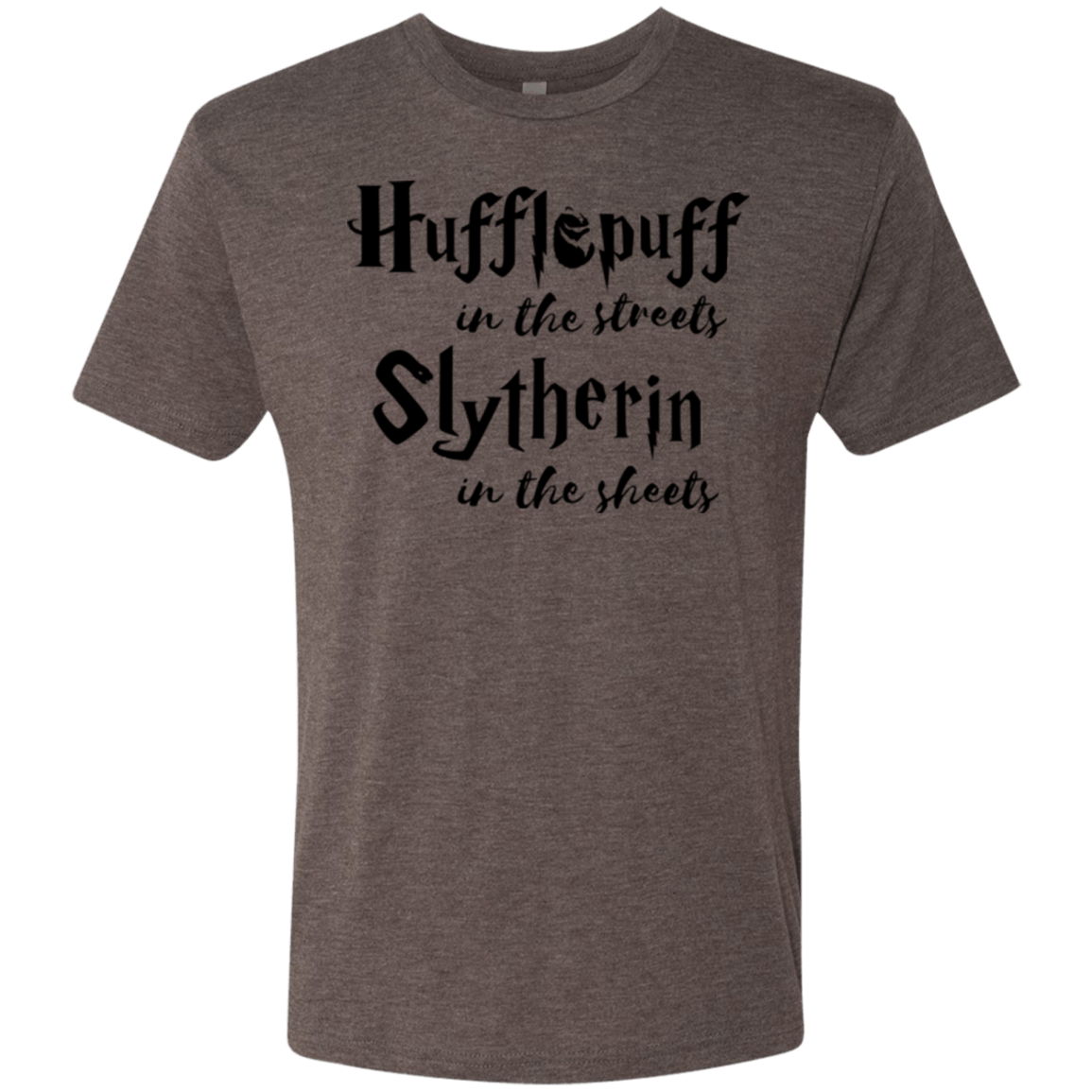 T-Shirts Macchiato / Small Hufflepuff Streets Men's Triblend T-Shirt