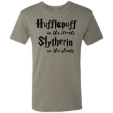 T-Shirts Venetian Grey / Small Hufflepuff Streets Men's Triblend T-Shirt