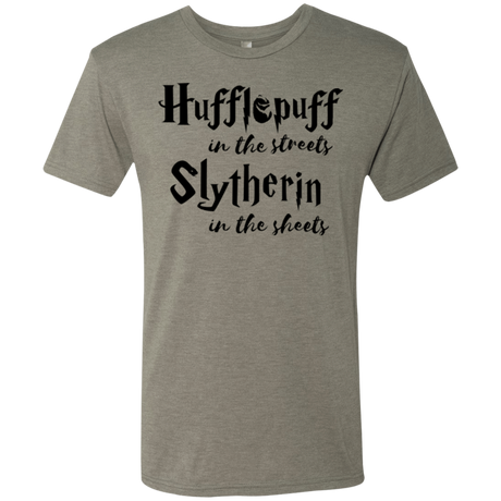 T-Shirts Venetian Grey / Small Hufflepuff Streets Men's Triblend T-Shirt