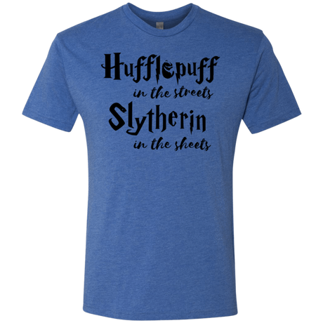 T-Shirts Vintage Royal / Small Hufflepuff Streets Men's Triblend T-Shirt