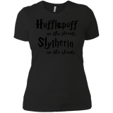 T-Shirts Black / X-Small Hufflepuff Streets Women's Premium T-Shirt