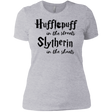 T-Shirts Heather Grey / X-Small Hufflepuff Streets Women's Premium T-Shirt