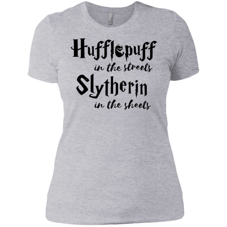 T-Shirts Heather Grey / X-Small Hufflepuff Streets Women's Premium T-Shirt