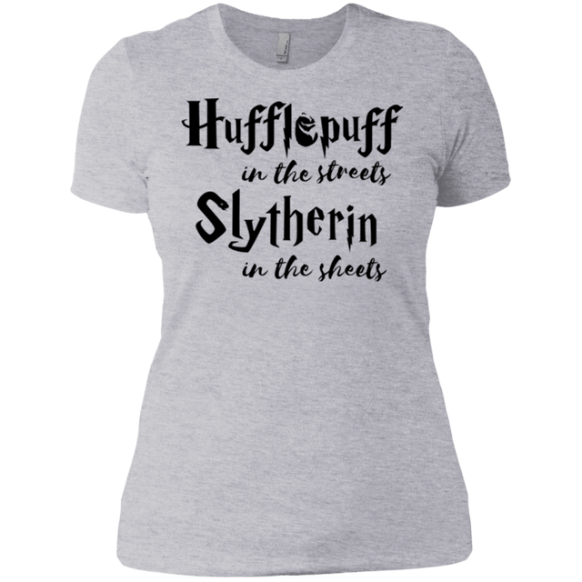 T-Shirts Heather Grey / X-Small Hufflepuff Streets Women's Premium T-Shirt
