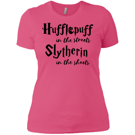 T-Shirts Hot Pink / X-Small Hufflepuff Streets Women's Premium T-Shirt