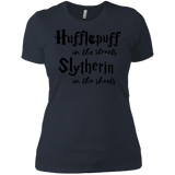 T-Shirts Indigo / X-Small Hufflepuff Streets Women's Premium T-Shirt