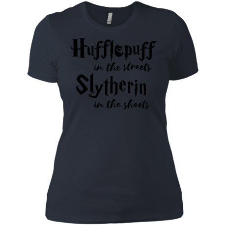 T-Shirts Indigo / X-Small Hufflepuff Streets Women's Premium T-Shirt