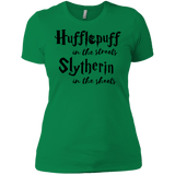 T-Shirts Kelly Green / X-Small Hufflepuff Streets Women's Premium T-Shirt