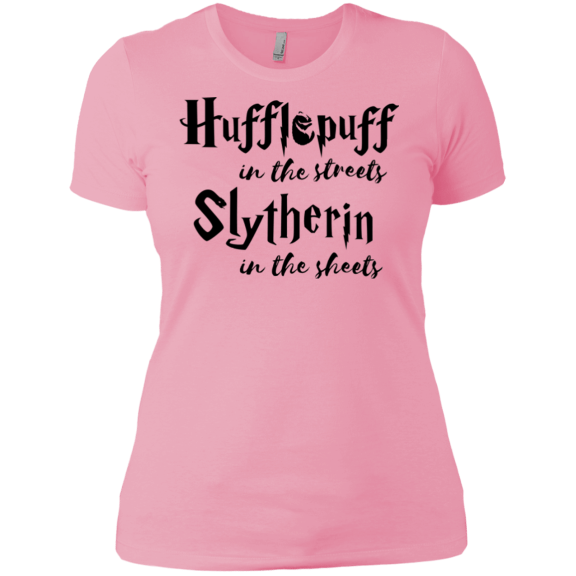 T-Shirts Light Pink / X-Small Hufflepuff Streets Women's Premium T-Shirt