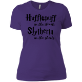T-Shirts Purple / X-Small Hufflepuff Streets Women's Premium T-Shirt