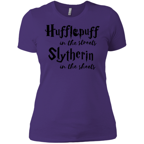 T-Shirts Purple / X-Small Hufflepuff Streets Women's Premium T-Shirt