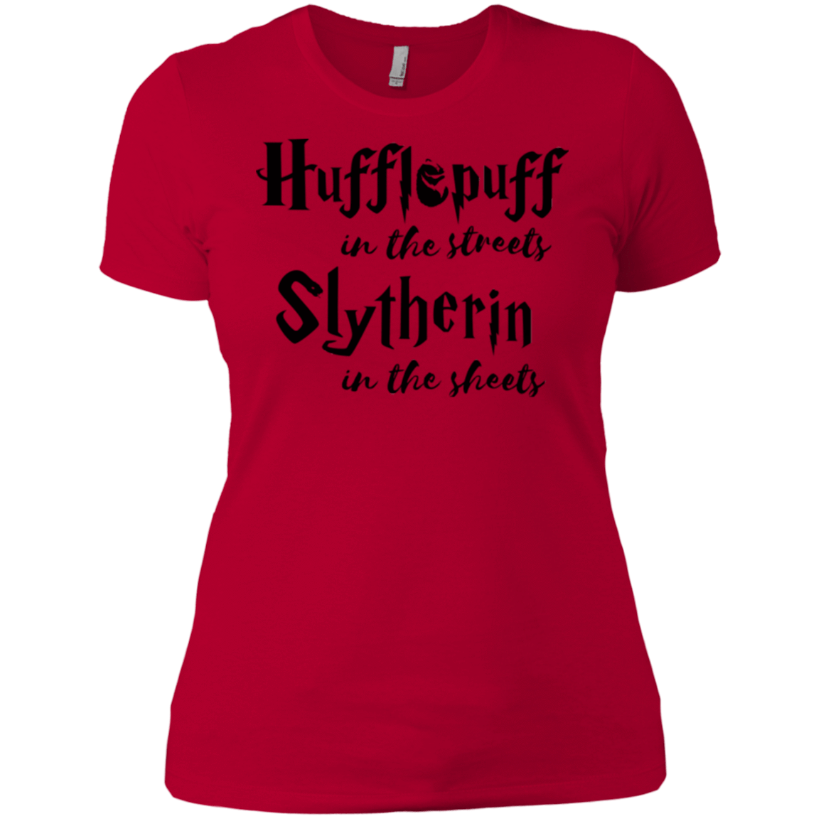 T-Shirts Red / X-Small Hufflepuff Streets Women's Premium T-Shirt